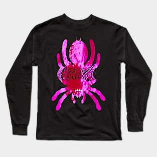 Tarantula Silhouette V48 (Tie Dye) Long Sleeve T-Shirt